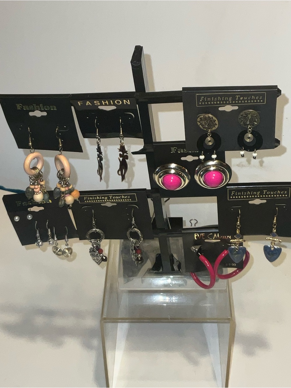 10pc 1998/2002 DESIGNER vintage Drop Earrings  Jewelry mix LOT #2 NEW OLD STOCK